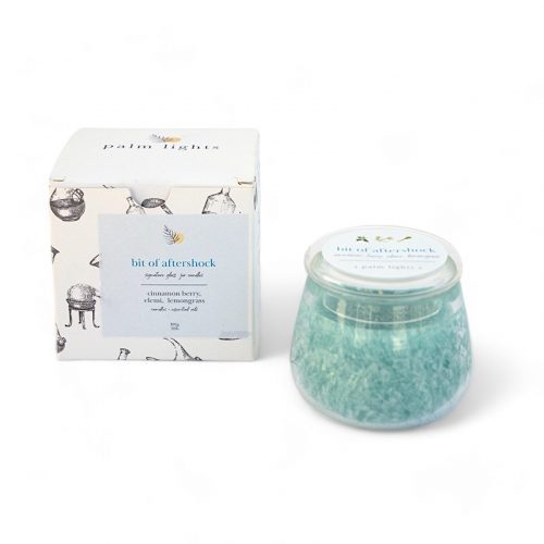 Bit of Aftershock small glass jar candle