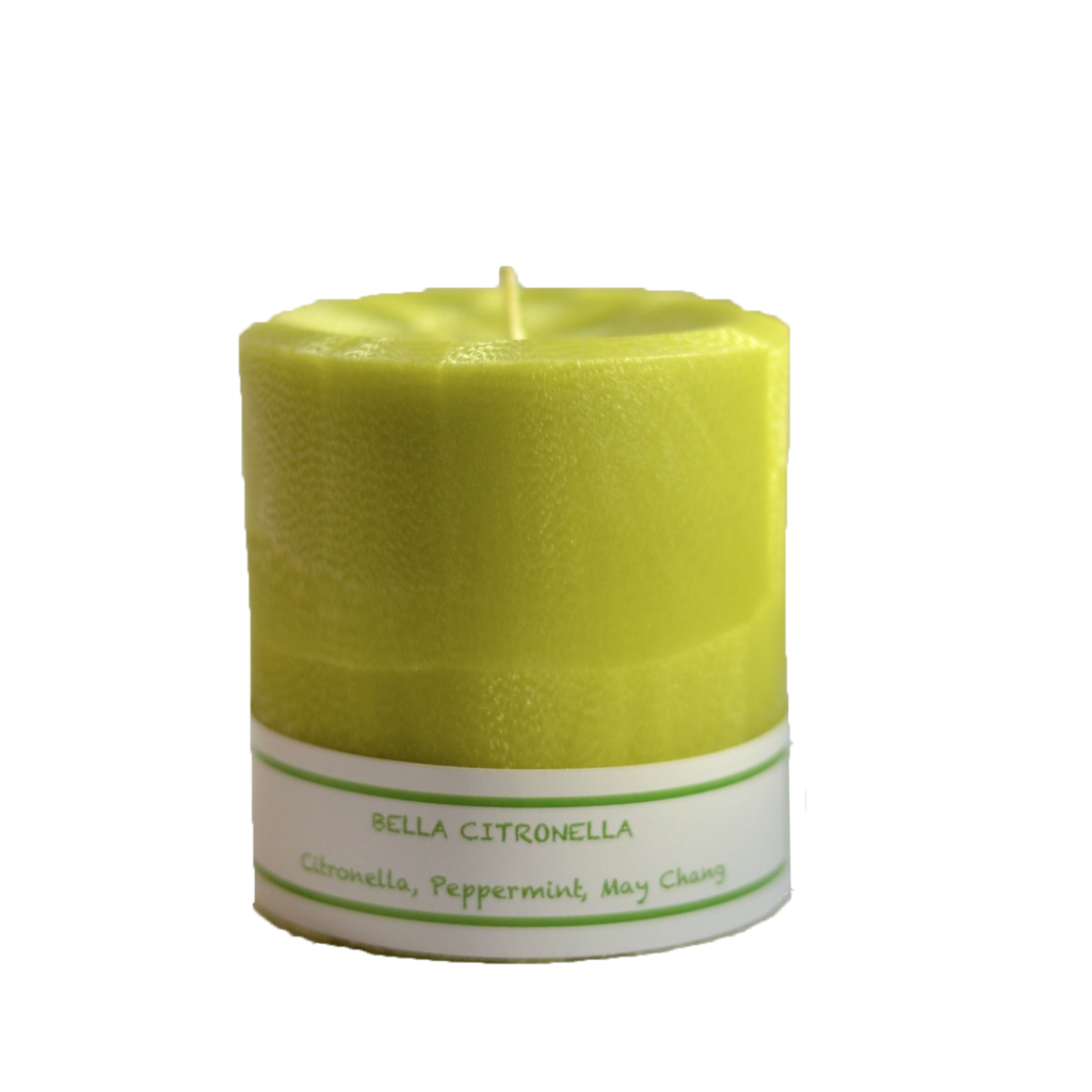 Bella Citronella Pillar Candles Palm Lights UAE