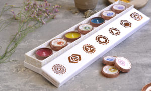 Chakra Meditation Tealight Candles product catagory photo