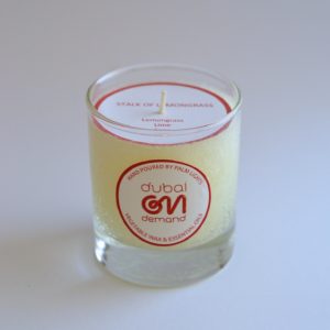 Clear Glass with Paper sticker and dust cover Small