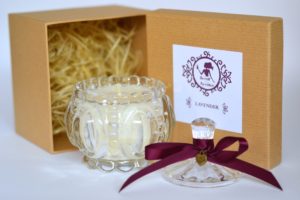 Crystal candles with elegant gift box