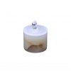 Alabaster candle with Lid