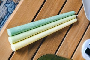 Tapered dinner candles