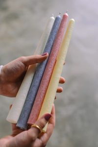 Tapered dinner candles