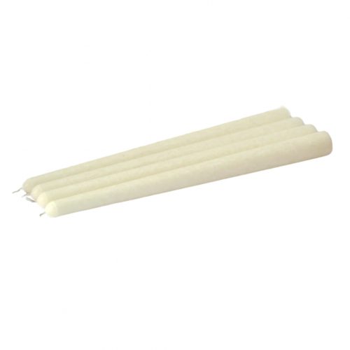 Ivory taper candle bundle of 4