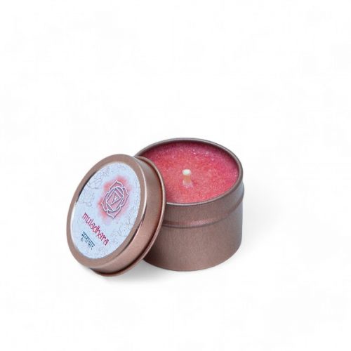 Muladhara chakra tealight candle