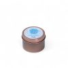 Throat chakra tealight candle with lid