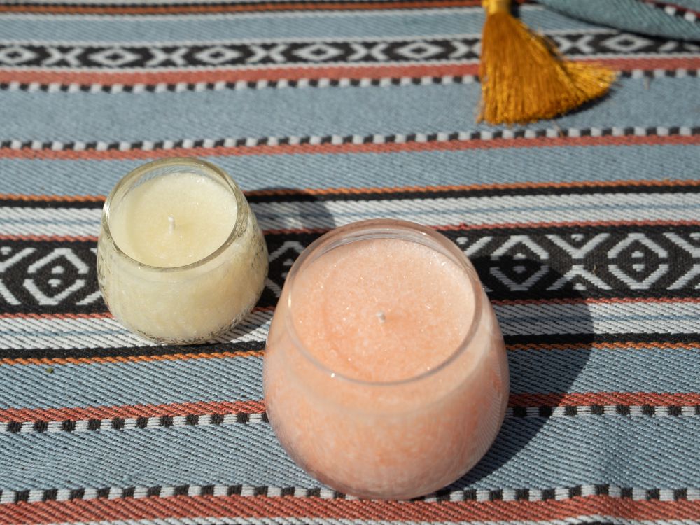 Puff of Patchouli  glass jar candle