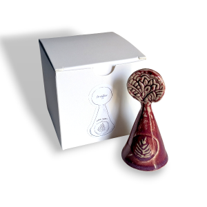 Stoneware Snuffer with box