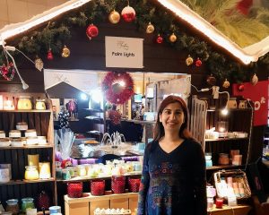 PALM LIGHTS STALL AT SWISS XMAS MARKET