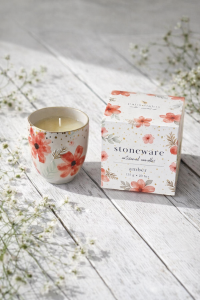 Single Stoneware Ceramic candle