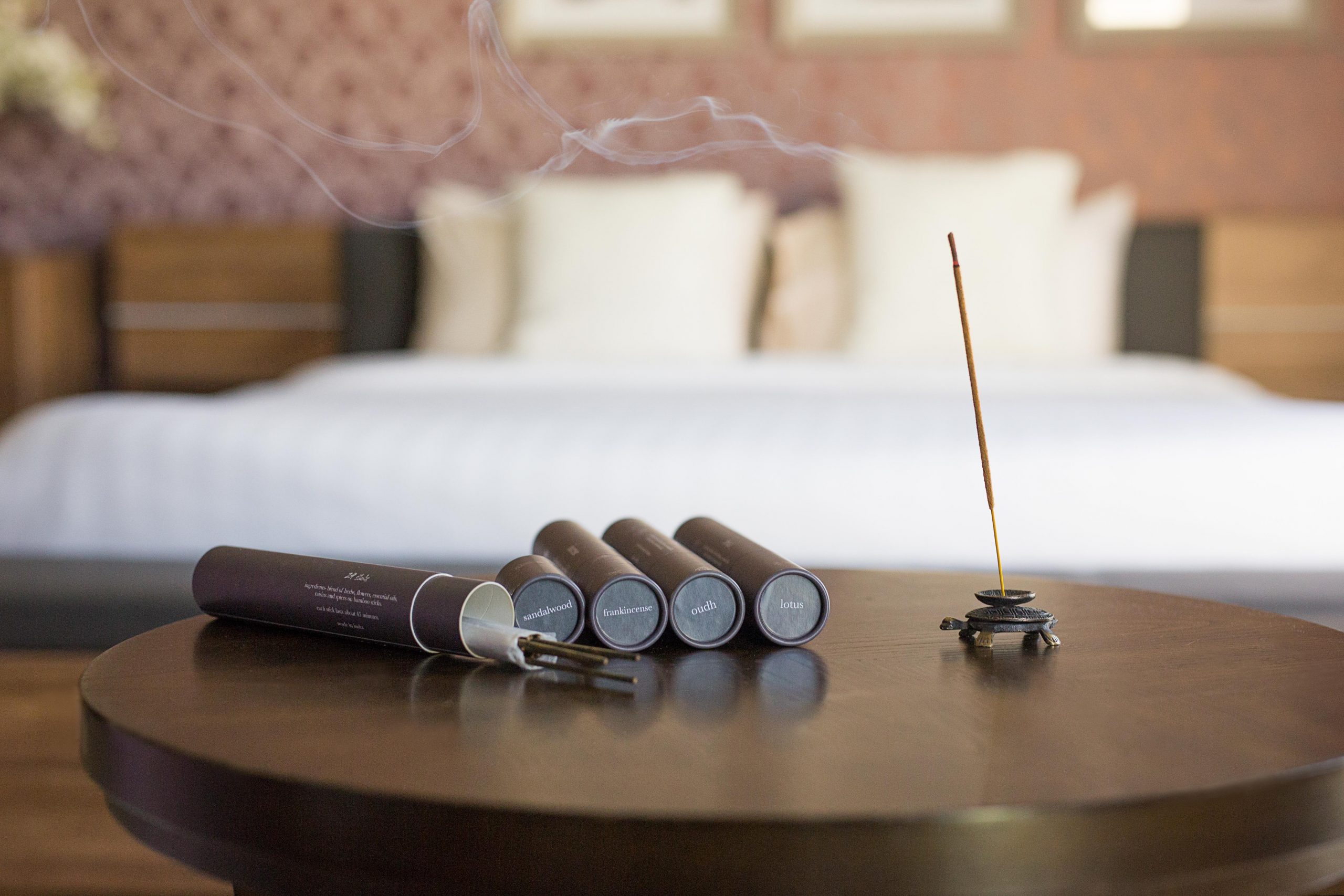 Palm Lights sandalwood fragrance earthy woody incense sticks