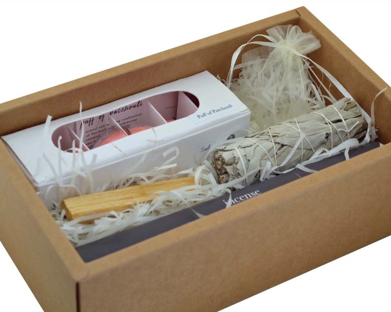 Intention Setting Ritual Kit with candles and wellness essentials for mindfulness